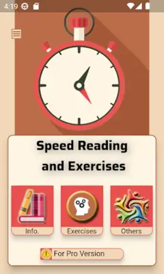 Speed Reading and Exercises android App screenshot 13